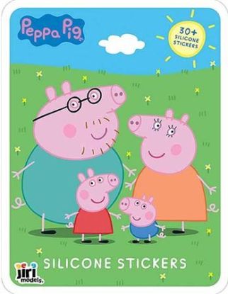 Hra so silikónovými samolepkami - Peppa