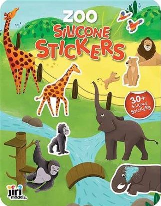 Hra so silikónovými samolepkami Zoo