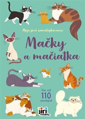 Moje prvé samolepkovanie - Mačky a mačiatka