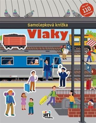 Samolepková knižka - Vlaky
