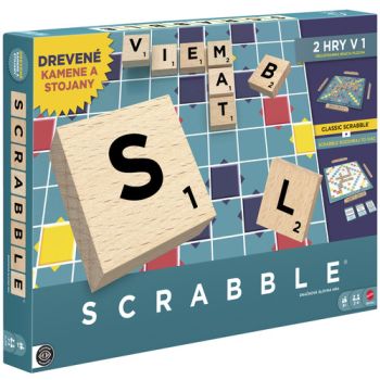 Hra Scrabble DREVENÁ EDÍCIA (slovenská verzia)