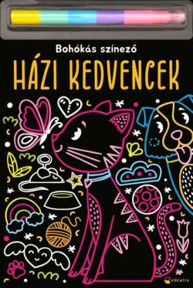 Házi kedvencek - Bohókás színező