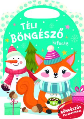 Téli böngésző - kifestő - böngészős feladatokkal