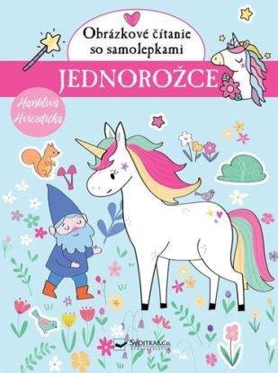 Jednorožce - Obrázkové čítanie so samolepkami