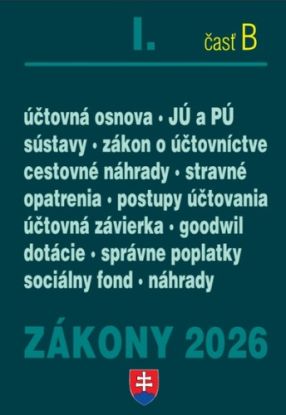 Zákony 2026 I/B - Účtovné zákony