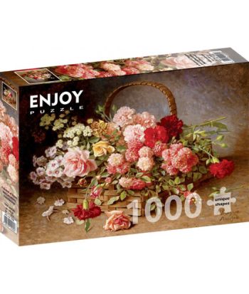 Puzzle Kôš ruží a karafiátov