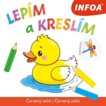 Lepím a kreslím - Červený sešit / Červený zošit (CZ/SK vydanie)