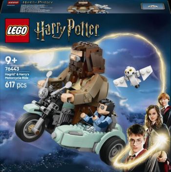 LEGO® - Harry Potter - Hagrid a Harry na motorke