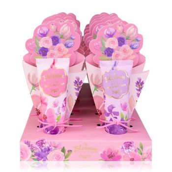 Set starostlivosti o ruky BLOSSOM s pilníkom v darčekovej krabičke, Krém na ruky a nechty 30ml, pilník na nechty, vôňa: ruža