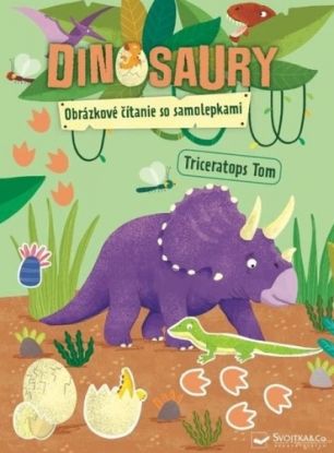 Dinosaury - Obrázkové čítanie so samolepkami