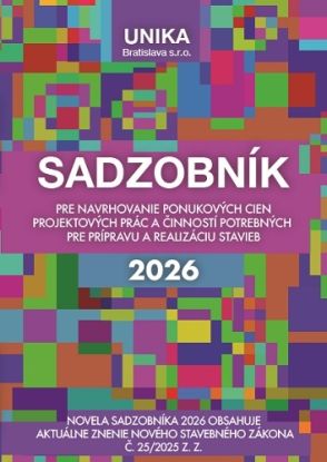 Sadzobník pre navrhovanie ponukových cien projektových prác a činností potrebných pre prípravu a rea - Elga Brogyányiová