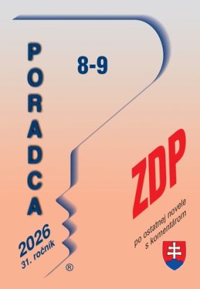 Poradca 8-9 /2026 - ZDP s komentárom (po novelách