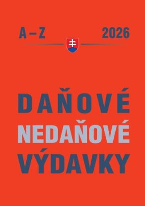 Daňové a nedaňové výdavky 2026