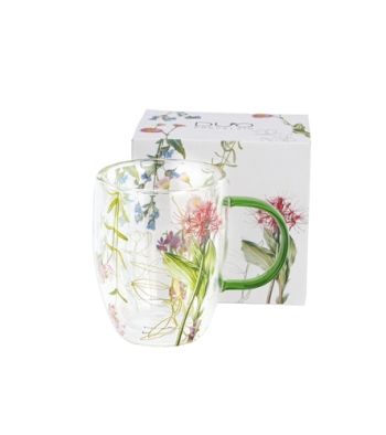 Dvojstenný sklenený hrnček COLORS OF NATURE 350 ml