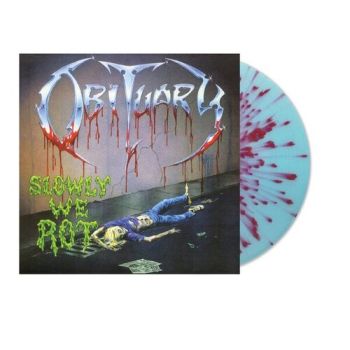 Obituary - Slowly We Rot (Blue Red Splatter) LP