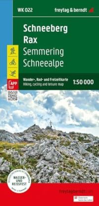 WK 022 Schneeberg, Rax, Semmering, Schneealpe 1: 50 000