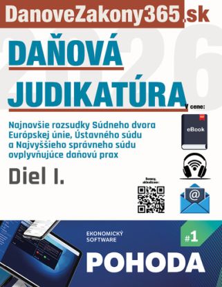 Daňová judikatúra - Diel I.