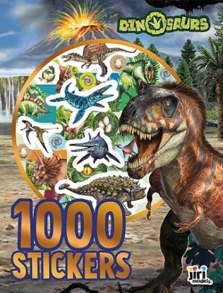 1 000 samolepiek v zošite Dinosaury