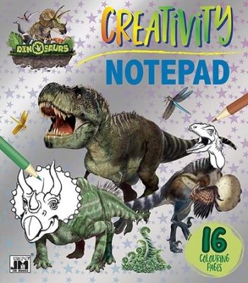 Blok na vyfarbenie Dinosaury