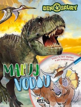 Maľuj vodou A4 Dinosaury