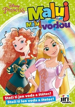 Maľuj vodou A5 Disney Princezné