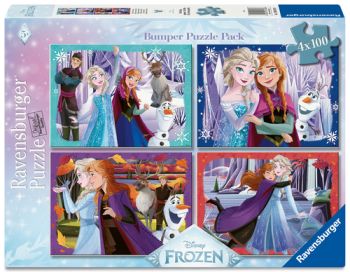 Disney: Ľadové kráľovstvo 4x100 dielikov