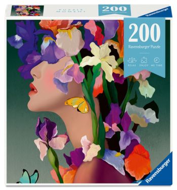 Kvetinová hlava Iris  200 dielikov