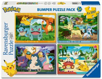 Pokémon 4x100 dielikov