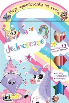 Moje vymaľovanky na cesty - Jednorožce