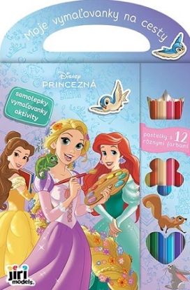 Moje vymaľovanky na cesty - Princezné
