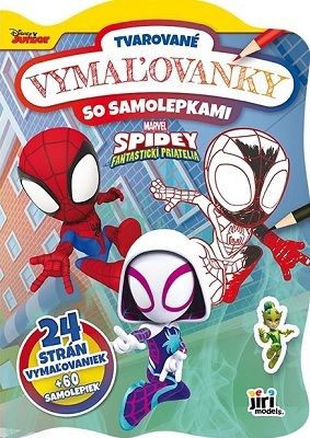 Tvarované vymaľovanky - Spidey