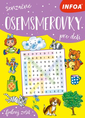 Senzačné osemsmerovky pre deti - Fialový zošit