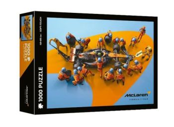 Puzzle 1000 Soft touch / McLAREN F1 - 1,80 - Svetový rekord za najrychlejšiu zastávku v boxoch