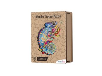 RECENTTOYS Drevené puzzle - Chameleón