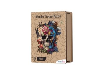 RECENTTOYS Drevené puzzle - Lebka
