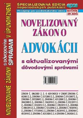 Novelizovaný zákon o advokácii 7/2026