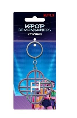 Kovová kľúčenka K-pop Demon Hunters