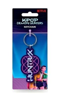 Kľúčenka gumová K-pop Demon Hunters, logo Huntrix