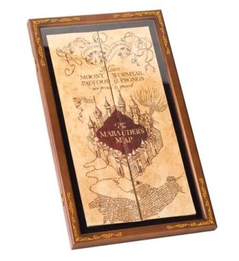 Harry Potter - Záškodnícka mapa v ráme