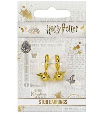 Harry Potter náušnice zlatá strela