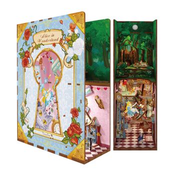 Book Nook - 3D Puzzle - Alica v krajine zázrakov