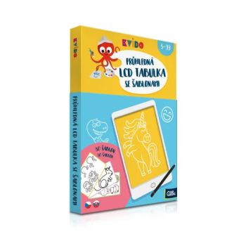 Kvído - Průhledná LCD tabulka v pouzdru se 30 šablonami