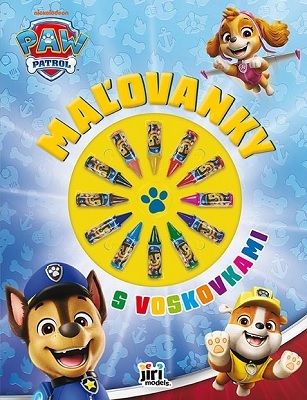 Maľovanky s voskovkami Labková patrola
