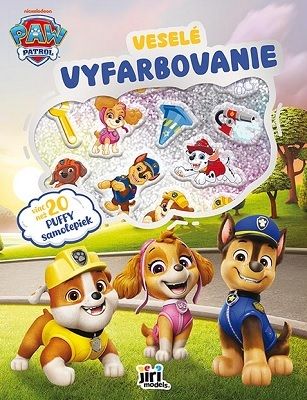 Veselé vyfarbovanie so super samolepkami - Labková patrola