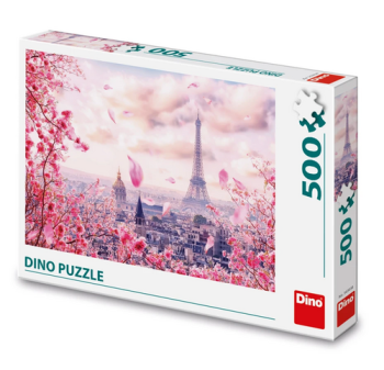 EIFFELOVKA V RUŹOVOM 500 Puzzle