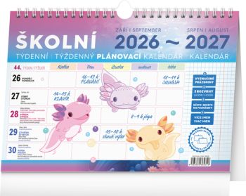NOTIQUE Školský plánovací kalendár s háčikom 2027, 30 x 21 cm