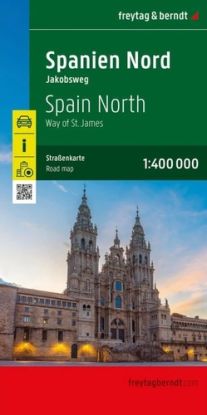 Severné Španielsko, Svätojakubská cesta 1: 400 000 - automapa