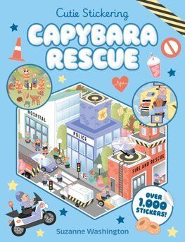 Cutie Stickering 2 Capybara Rescue: The Ultimate Cosy Sticker Book