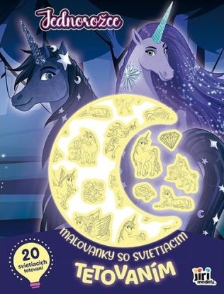 Maľovanky so svietiacim tetovaním - Jednorožce