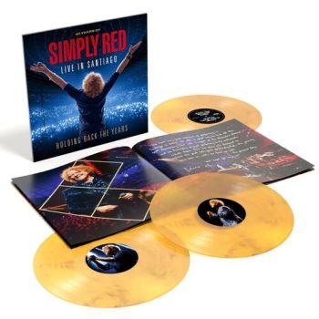 Simply Red - Holding Back the Years: Live in Santiago (Clear Yellow & Black Marbled Vinyl) 3LP
